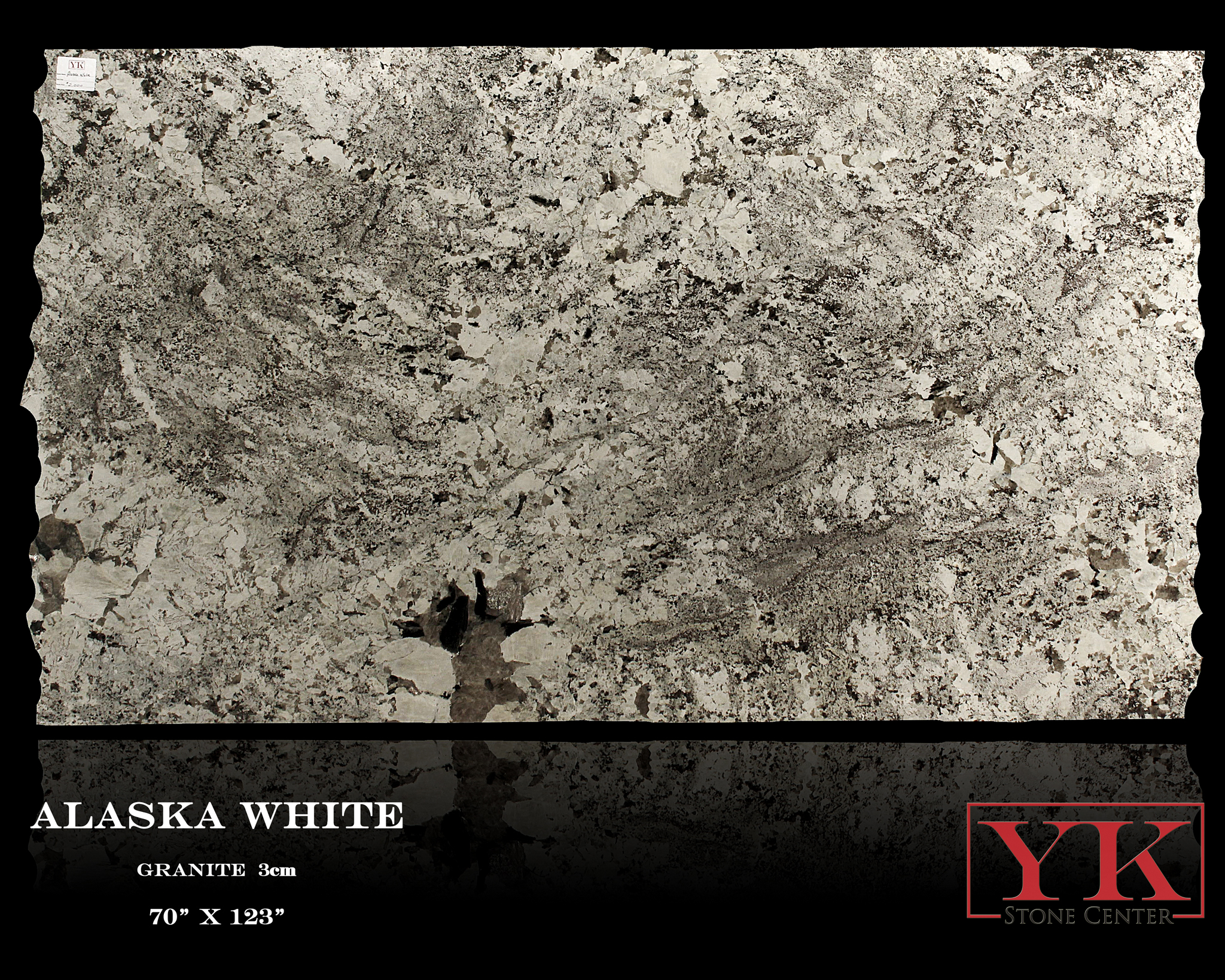 Alaska White granite slab Denver